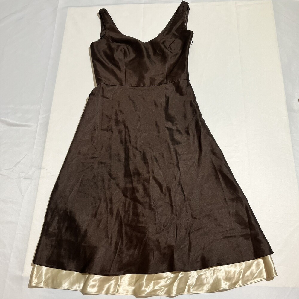 Ann Taylor Womens 0 Dress Silk A-Line Casual Cocktail Evening Summer Sleeveless